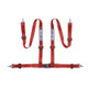 Sparco Belt 2 Inch Red 4Pt Snap-In Sparco Belt 2 Inch Red 4Pt Snap-In